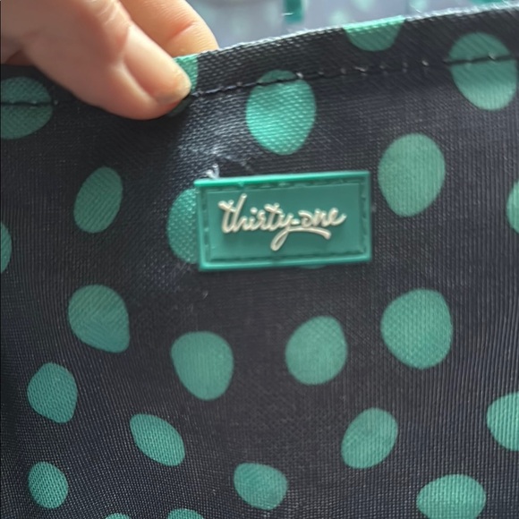 thirty-one Blue Tote Bag with Sturdy Straps and Rectangular Shape - Picture 10 of 12